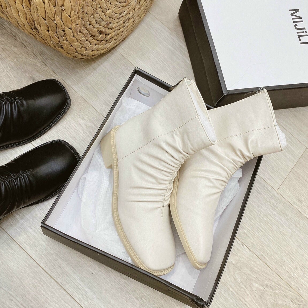 FREESHIP BỐT THỜI TRANG,BỐT NỮ DÚM ĐẾ BẰNG ÊM CHÂN FULLBOX MS 1017 | BigBuy360 - bigbuy360.vn