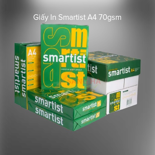 Giấy in A4 Smartist Định lượng 70gsm - 500 tờ/ream - Thái Lan