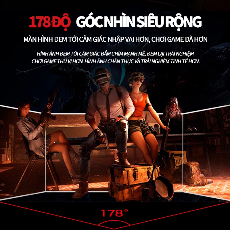 Bảo hành-Màn hình máy tính  24 inch Màn hình cong DC điều chỉnh tỉ lệ ánh sáng xanh, lọc ánh sáng xanh một cách hiệu | BigBuy360 - bigbuy360.vn