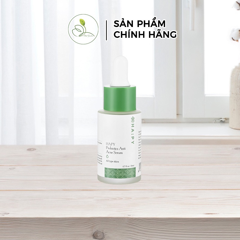 Serum dưỡng chất ha:py minigarden PROBIOTICS ANTI ACNE SERUM 20ml thải độc giúp làn da khỏe mạnh PV1030