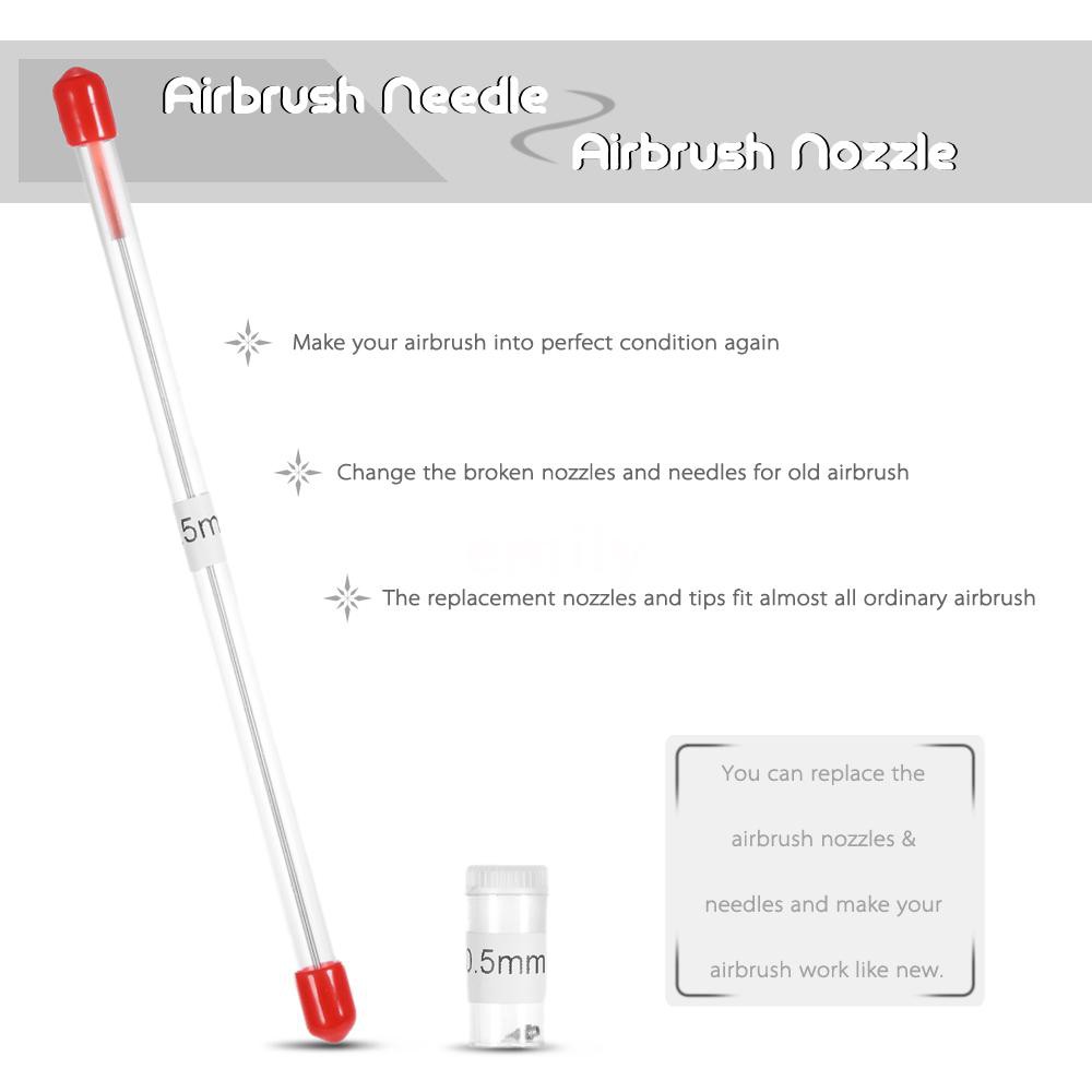 Vòi phun 0.5mm và kim thay thế dành cho súng phun sơn