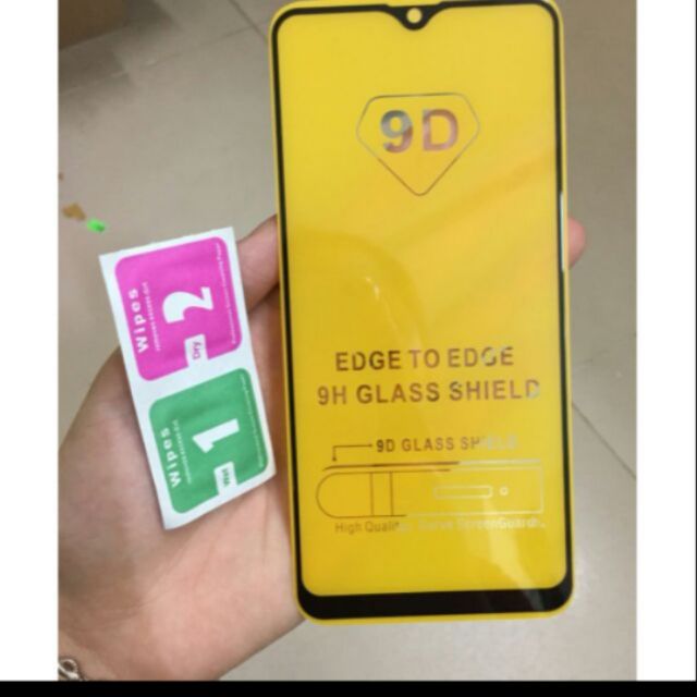 Kính Cường Lực Full Màn Hình 9D Cho Samsung Galaxy A20s
