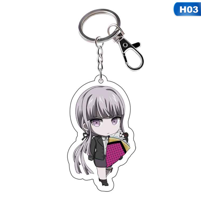 Móc khóa họa tiết Danganronpa V3 bằng acrylic đáng yêu