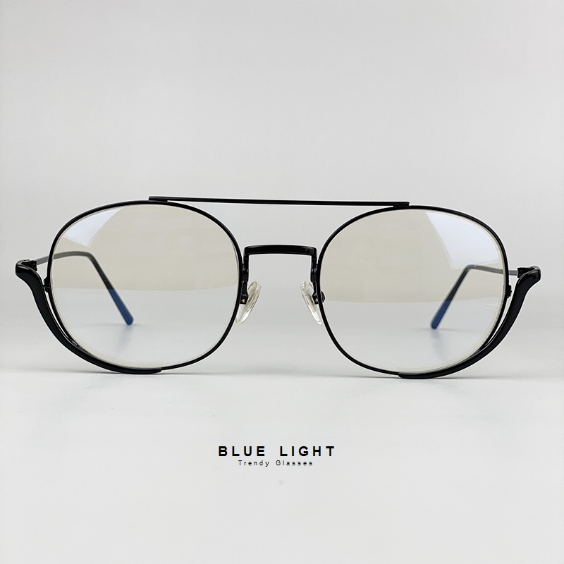Gọng Kính Cận, Kính Giả Cận Nam Nữ, Mắt Vuông To Cá Tính Hàn Quốc - BLUE LIGHT