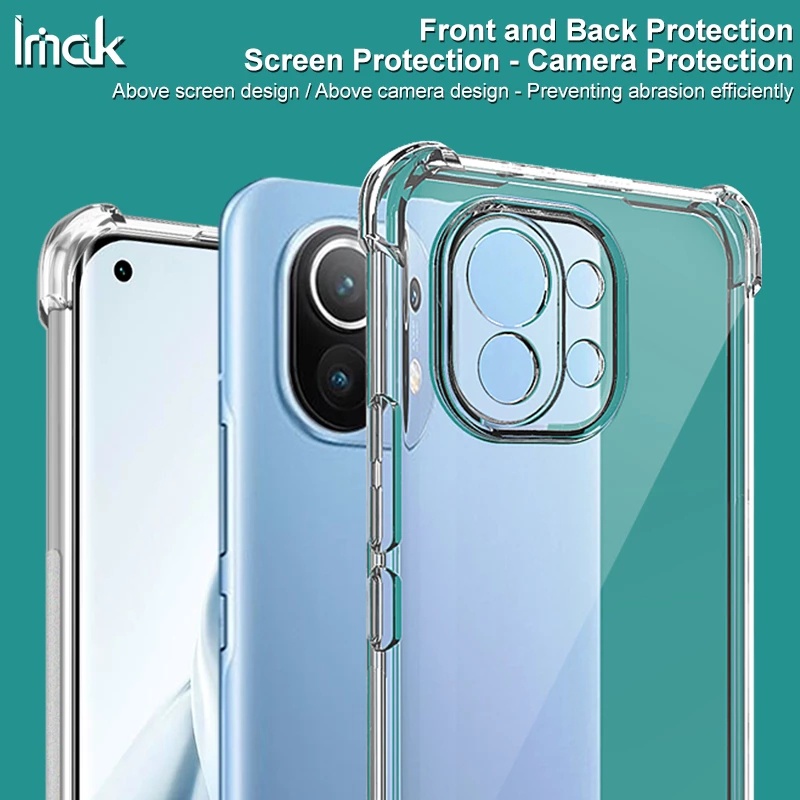 Ốp Điện Thoại Trong Suốt Dày 1.5mm Cho Xiaomi Mi 11 Lite 5G NE 12 Pro Redmi Note 10 Pro 10S 11S 11Pro POCO X4 M3 M4
