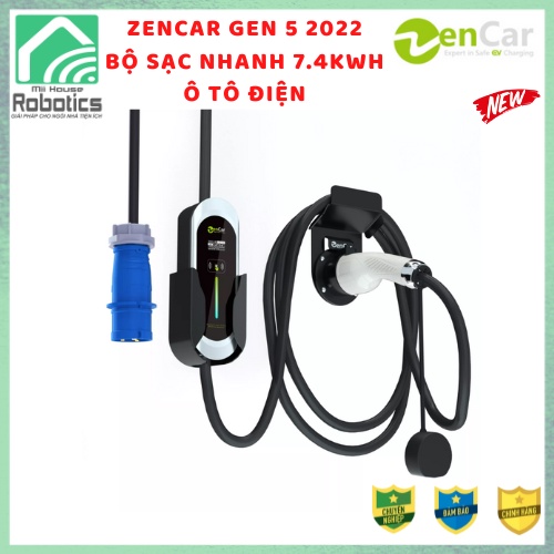 ♨️♨️Bộ sạc nhanh ZenCar cho Vinfast VF e34 | VF8 | VF9 các dòng xe ô tô điện công suất tối đa 7.4Kw chính hãng 1 đổi 1