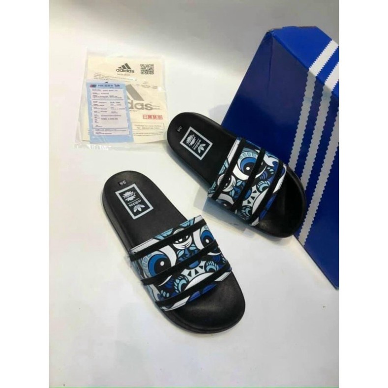Dép Quai Ngang Cho Nam ADIDAS Hình Đầu Kì Lân Kiểu Dáng Trẻ Trung Năng Động
