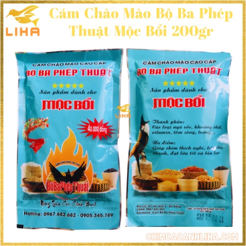 [Mã PET50 giảm 10% - tối đa 50K đơn 250K] Cám Chào Mào Bộ Ba Phép Thuật 200gr - Dành Cho Cả Chim Thi Đấu và Thay Lông