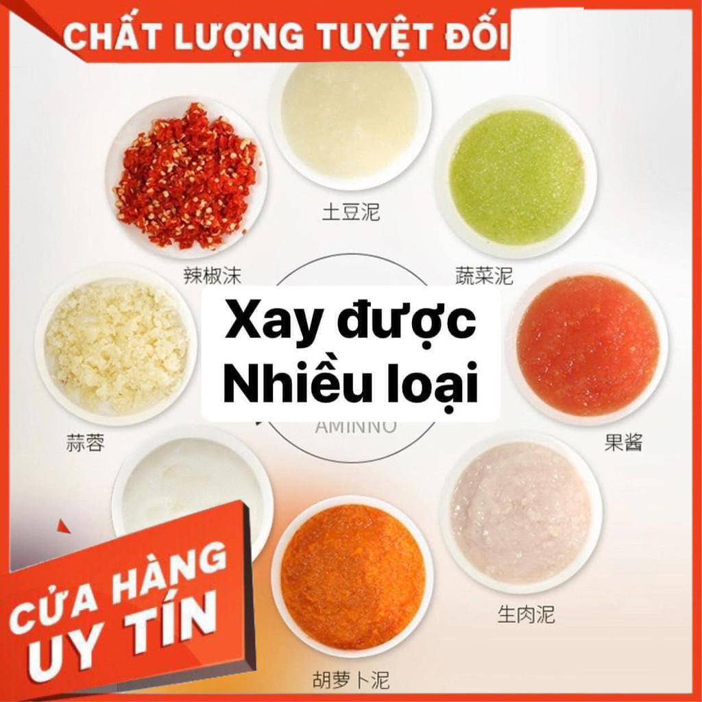 HOT - Dụng cụ xay tỏi ớt cầm tay đa năng thế hệ mới, Máy xay tỏi Kéo Tay Mẫu Mới. HCM.