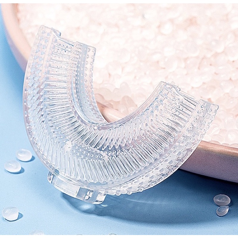 Bàn chải đánh răng cho bé chữ U silicon 1 - 8 tuổi loại đẹp