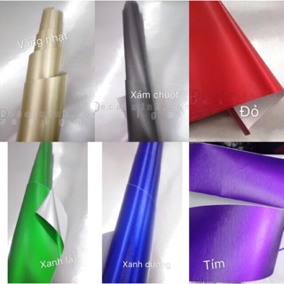 Decal nhôm xước dán xe cao cấp (150x100cm)