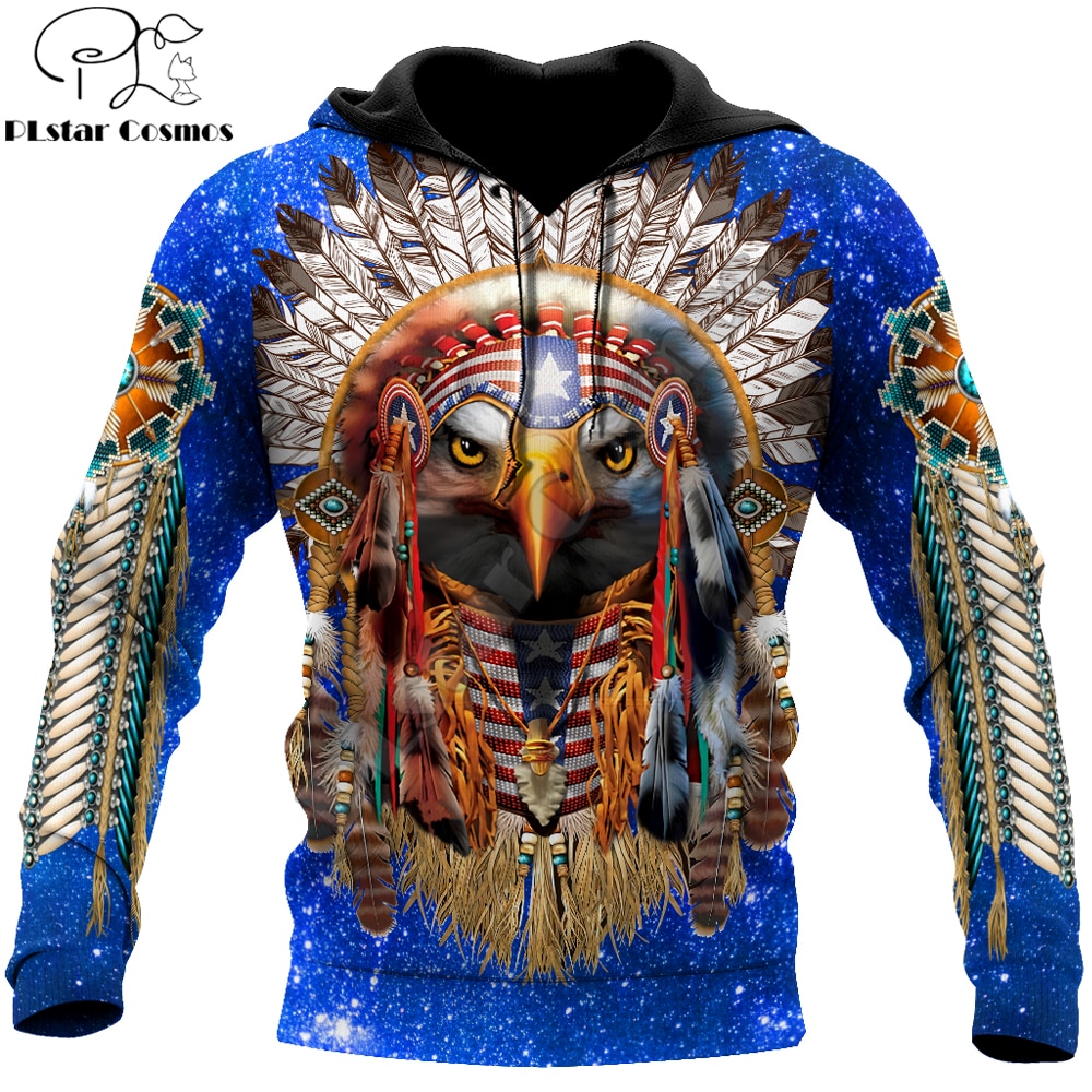 Áo Khoác Hoodie Có Khóa Kéo In Họa Tiết Galaxy 3d Dw0302 2021eagle Native Thời Trang Cho Nam