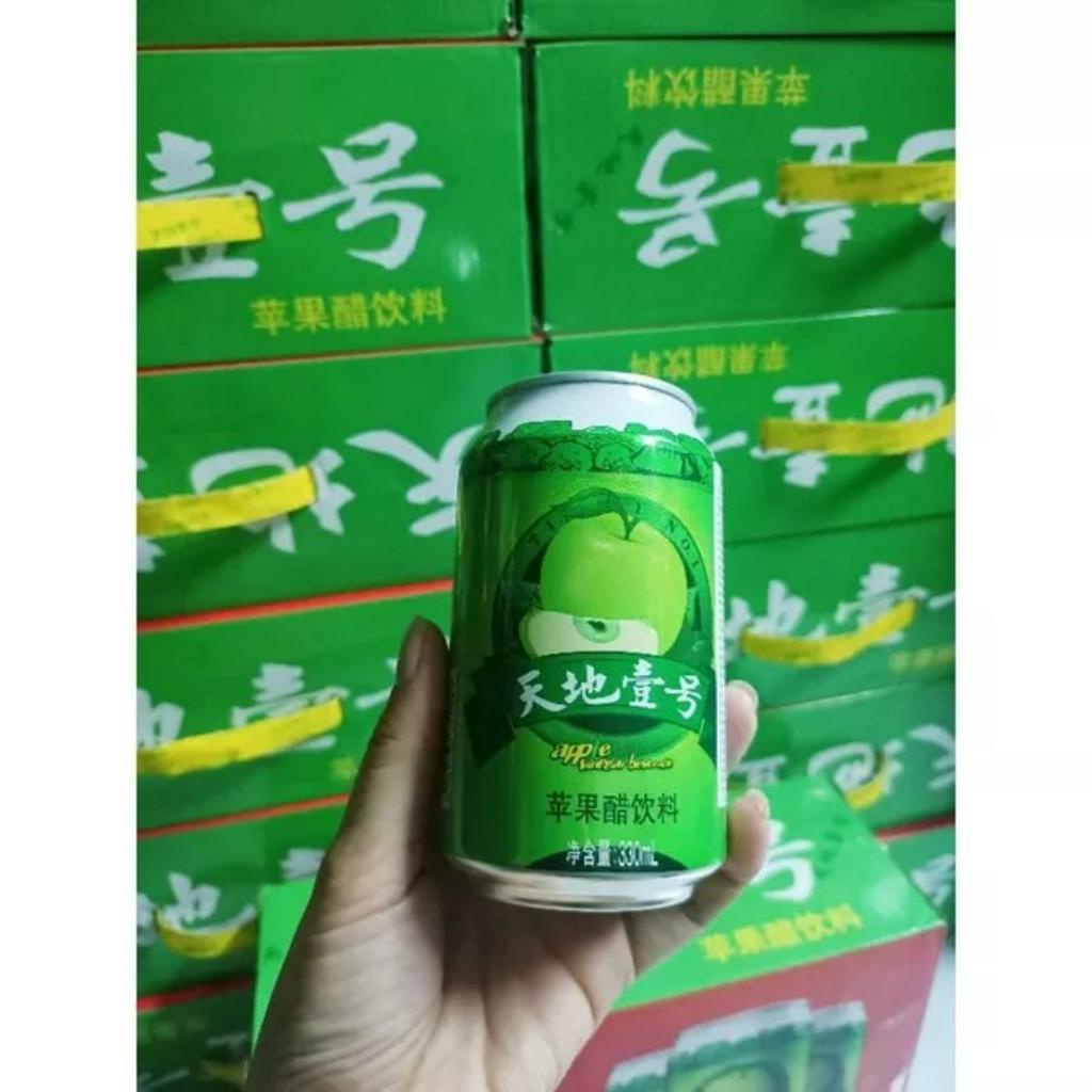 Nước Giấm táo uống liền, dạng lon 330ml