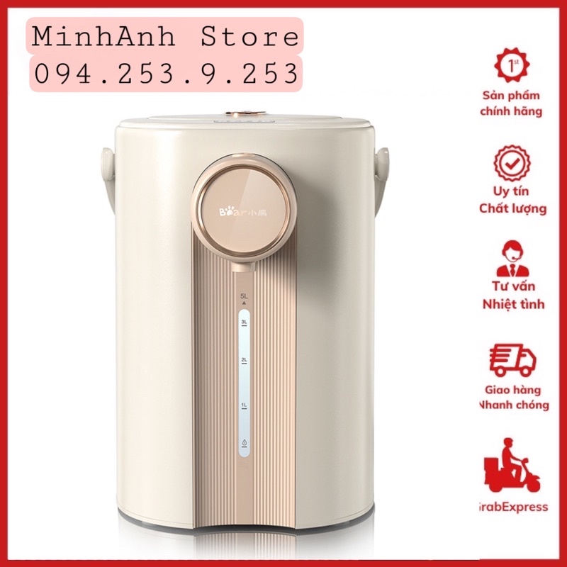 Bình thuỷ điện đun sôi giữ nhiệt tự động BEAR ZDH-H50E1