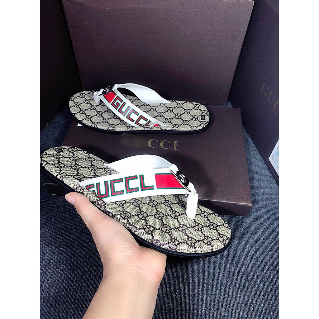 DÉP DA GUICCI NAM CAO CẤP - CHẤT CHUẨN SHOP - FULL BOX
