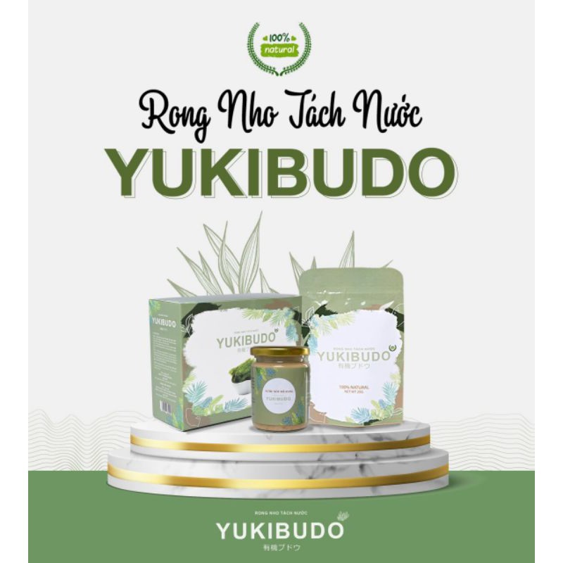 [FREESHIP] Rong Nho Tách Nước YUKIBUDO Sản Xuất Theo Công Nghệ Nhật Bản, Món Ăn Cực Kỳ Bổ Dưỡng, Bảo Vệ Sức Khỏe, Làn Da | BigBuy360 - bigbuy360.vn