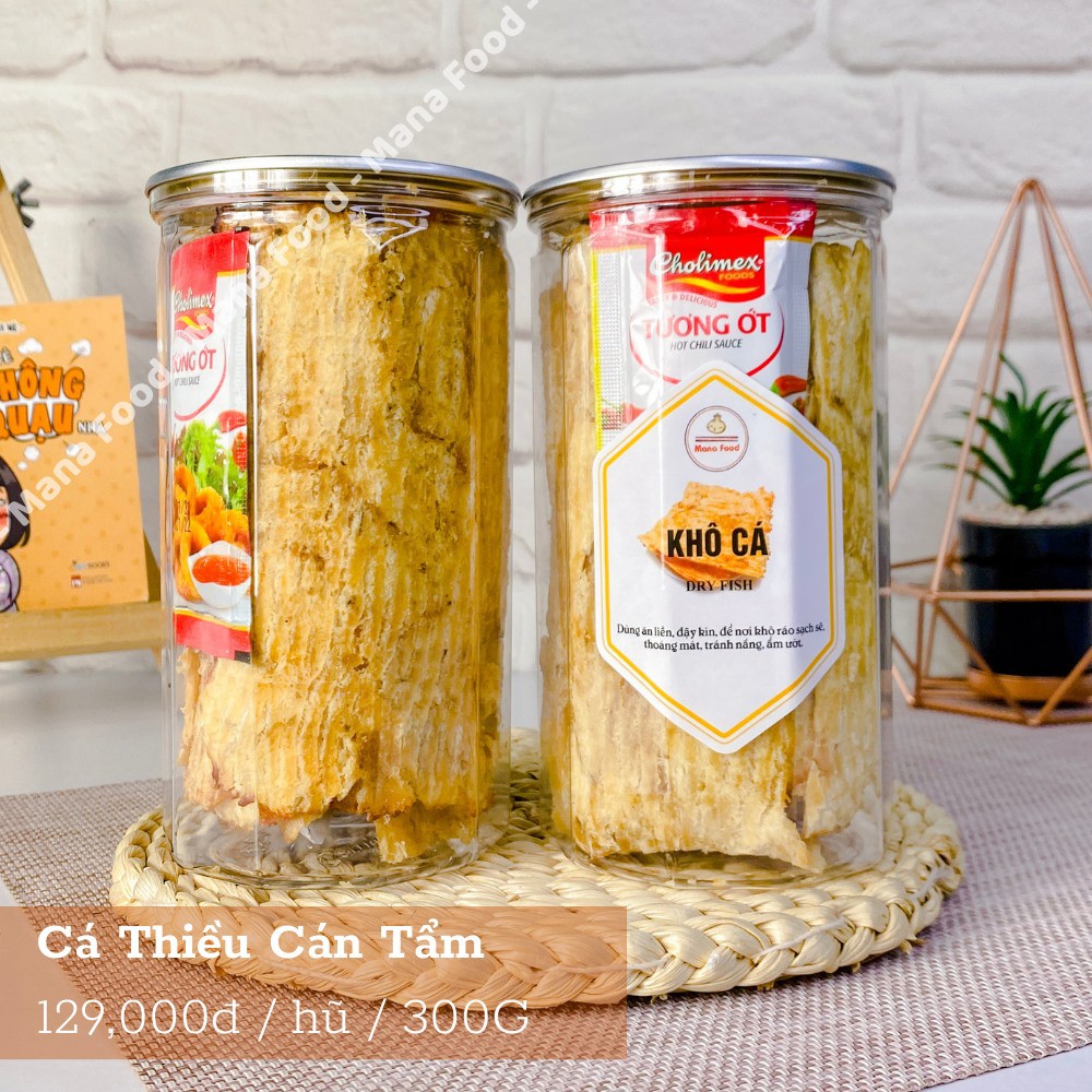 Khô mực cán tẩm hộp 300g [ cay ngon suýt xoa ] { nhâm nhi xem bóng đá } | BigBuy360 - bigbuy360.vn