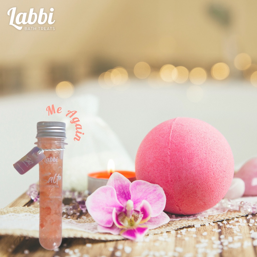 Tinh dầu muối khoáng dưỡng da ngâm bồn ME AGAIN [Labbi] Salt Essential Oil