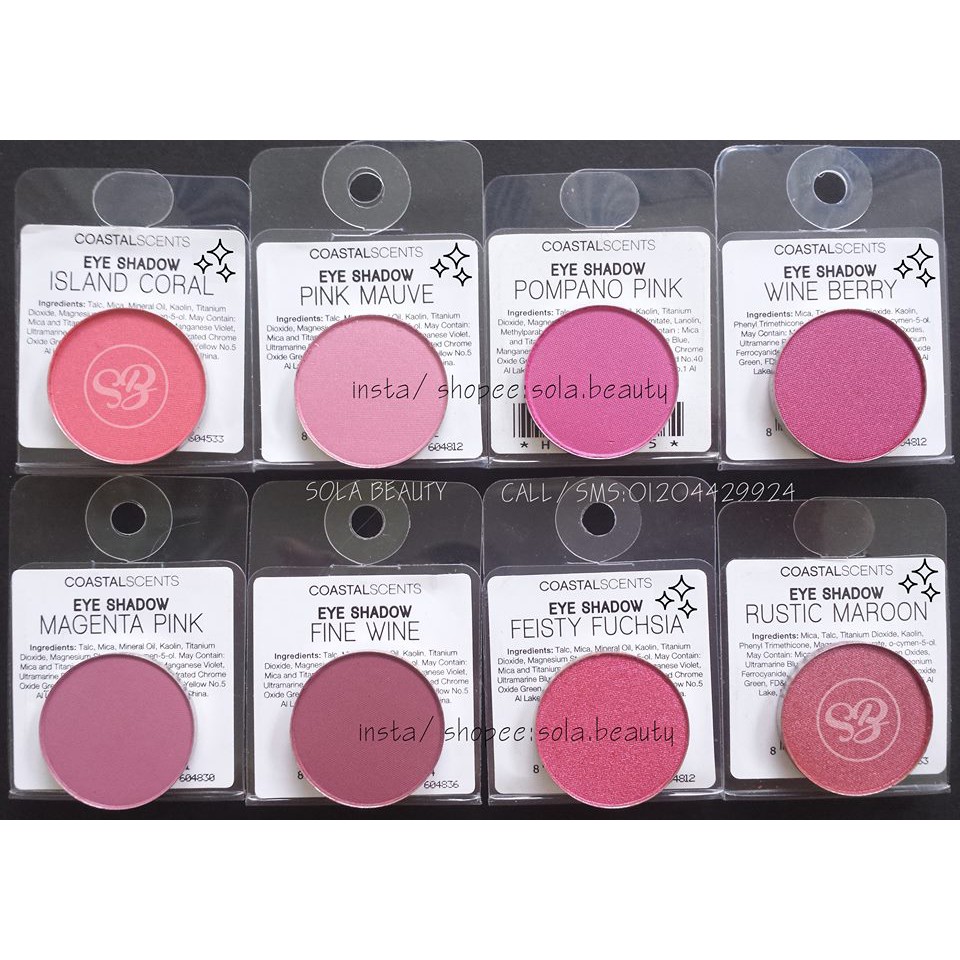 Các màu mắt lẻ (Phần 7) - Coastal Scents | BigBuy360 - bigbuy360.vn