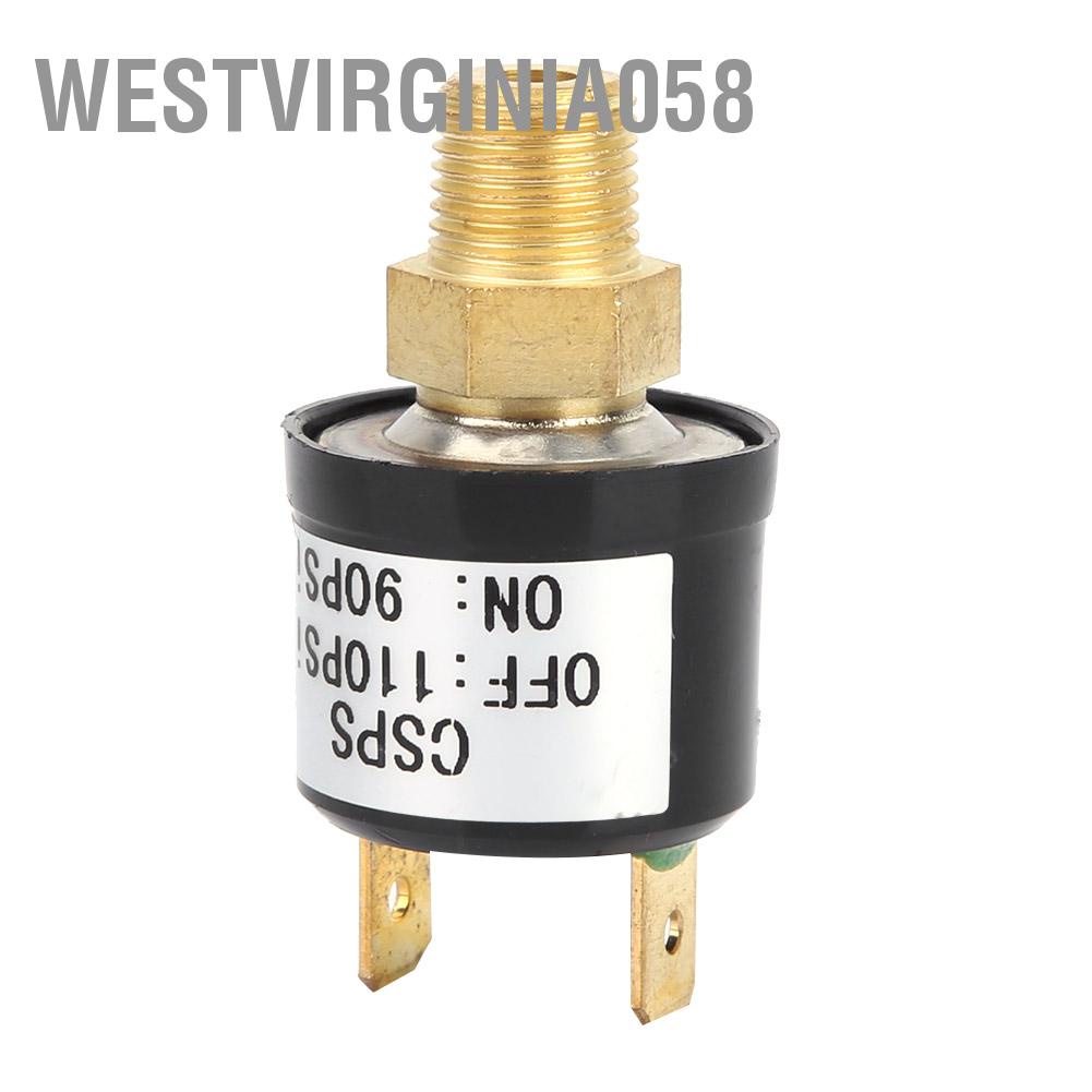 Có thể bán buôn 90-110 PSI Công tắc điều khiển áp suất máy nén khí nặng Westvirginia058 Hàng giao ngay