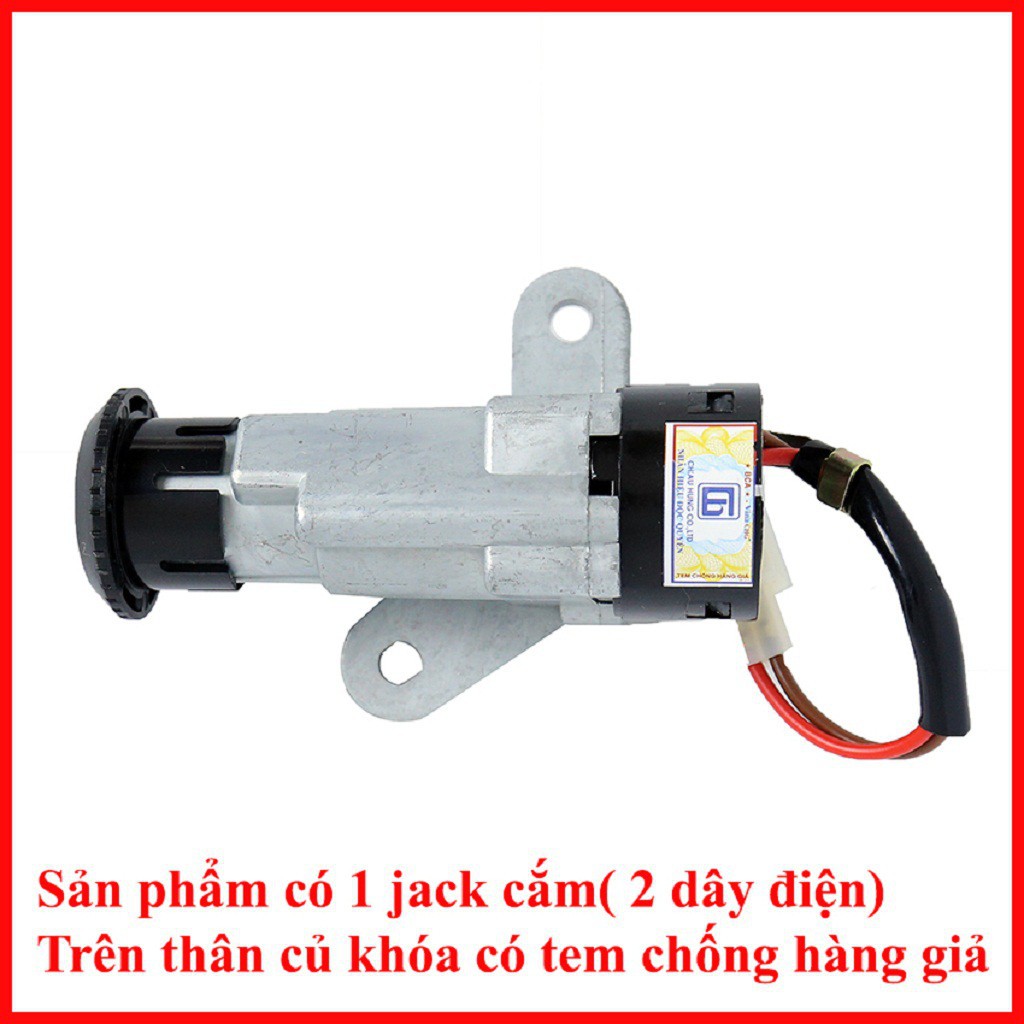 Bộ ổ khóa xe máy EXCITER 4 Số 6 cạnh chống trộm