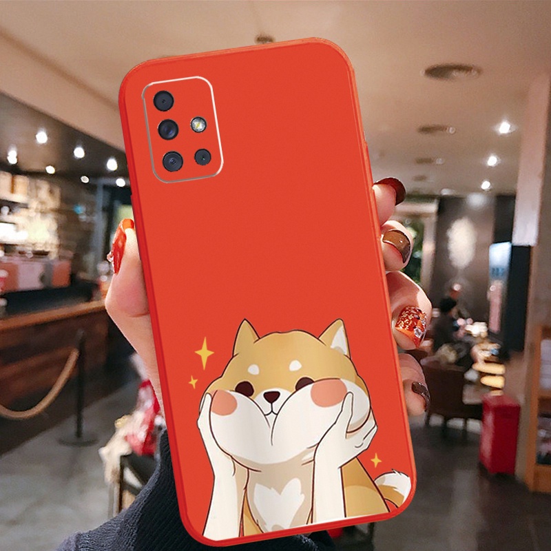 Ốp Điện Thoại Hình Chú Chó Shiba Inu Cho Samsung Galaxy A31 A32 4G A52 A72 5G A11 A51 A20S