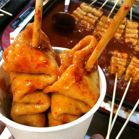 [Tokbokki.com] [TẶNG MÌ HQ] Combo Bánh Gạo Nhân Phô Mai và Truyền Thống nấu với Chả Cá Hàn Quốc