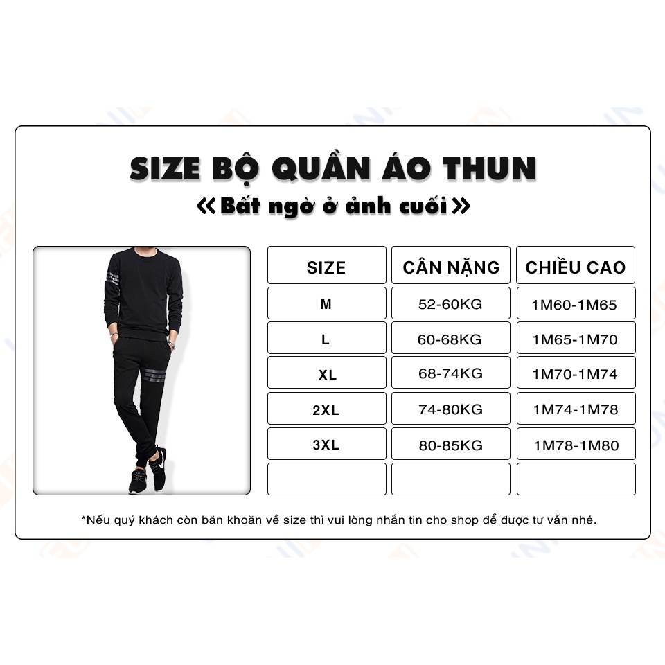 Bộ Quần áo nam thun thể thao 3 vạch UNIFUN mã "KC-K" đẹp jogger hot trend phong cách hàn quốc chất vải mềm mạ