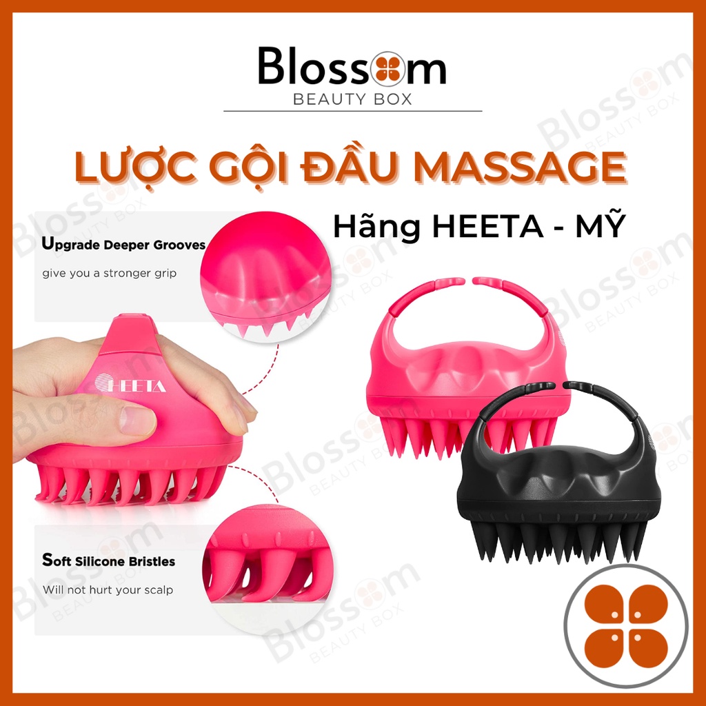 (Hàng Mỹ) Lược gội đầu Massage HEETA (MẪU 2/3)