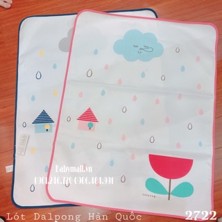 Lót chống thấm Dalpong Hàn Quốc mịn mát cho bé 90*60cm
