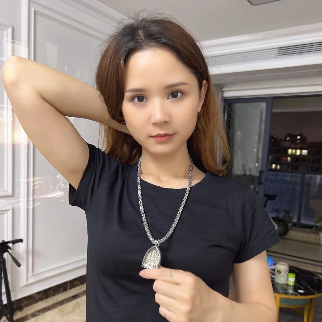 Dây Chuyền Thép Titan Mặt Hình Cung Hoàng Đạo Độc Đáo