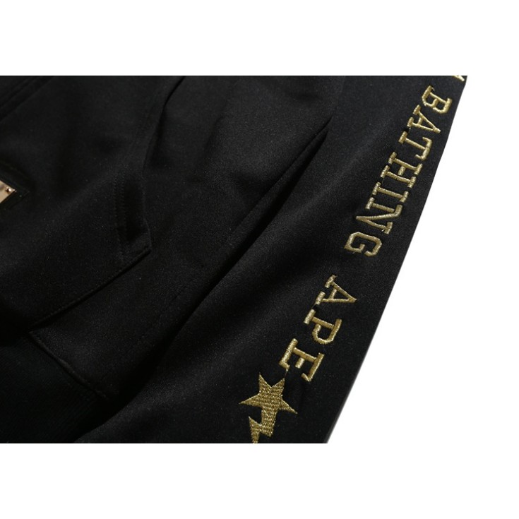 BAPE Mới Áo Khoác Hoodie Họa Tiết Rằn Ri Thời Trang Cho Nam