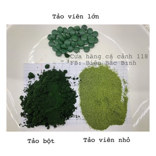 TẢO BỘT, TẢO VIÊN DÙNG THỨC ĂN CHO CÁ CẢNH ]