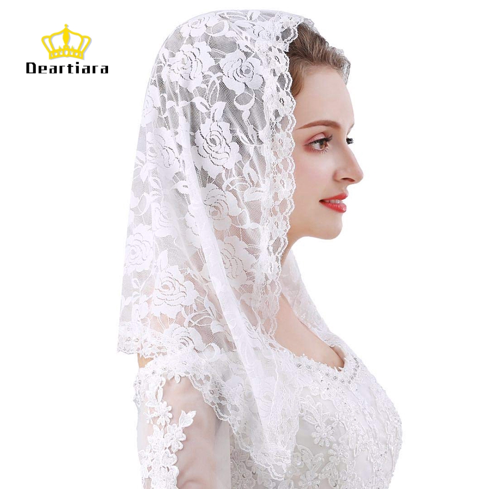 Mạng che mặt phối ren tinh tế cổ điển