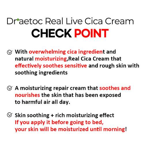 Kem dưỡng da Real Live Cica 50ml