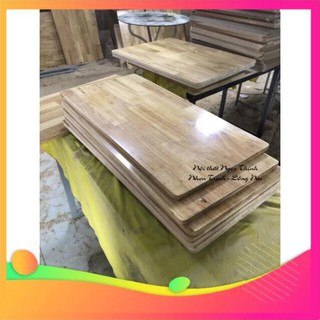 mặt bàn gỗ cao su 40x80