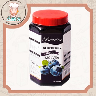 Mứt Việt quất Berrino (blueberry filling) 950g