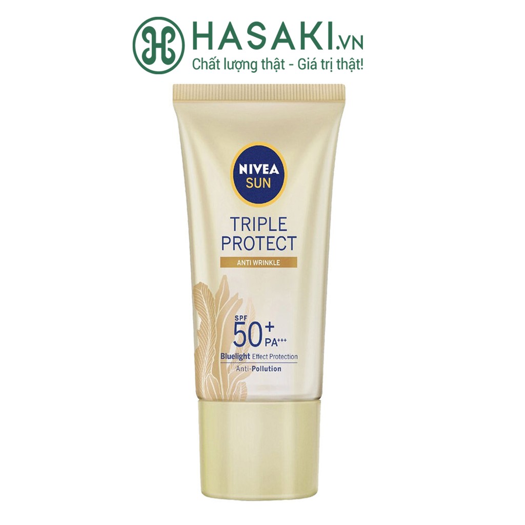 Kem Chống Nắng Nivea Triple Protect SPF50+ PA+++ 40ml