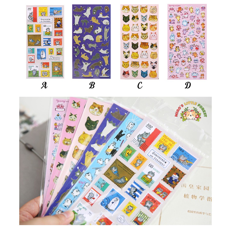 STICKER NHẬT BẢN CHỦ ĐỀ MÈO CON | MST219