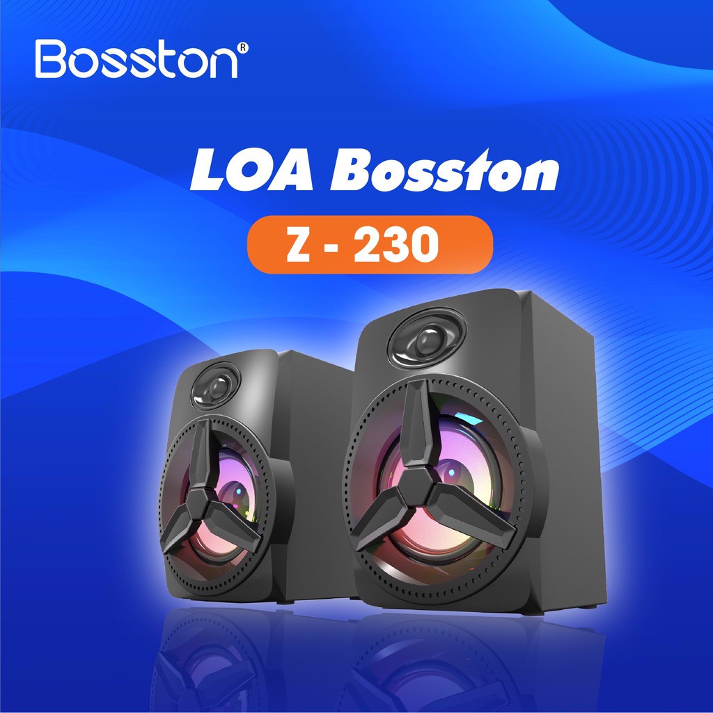 Loa vi tính 2.0 Bosston Z230 Led RGB