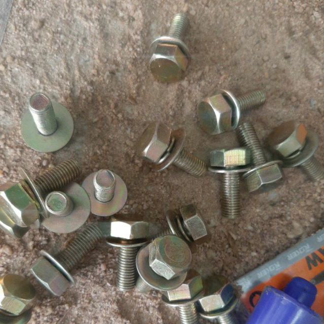 Ốc Vít Ren Ngược Bu lông  ren ngược 7mm máy cắt cỏ / Thắng máy cưa Xích