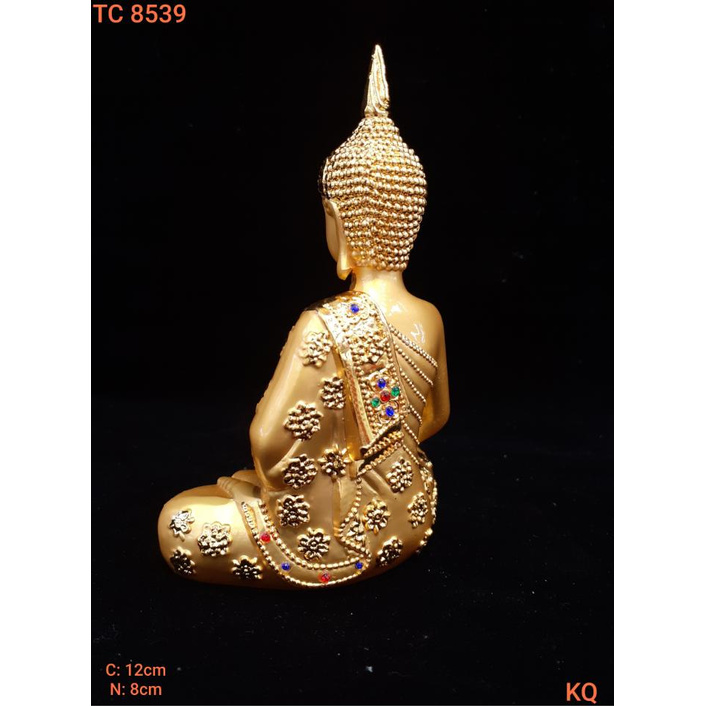 Tượng Phật thái hợp kim 12cm (Bổn sư, thích ca, tượng phật, phật giáo)