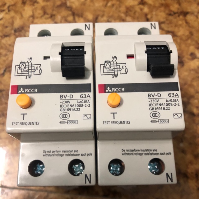 Atttomat chống giật 1 pha 63A