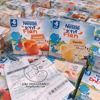 Bánh flan nestle Pháp cho bé
