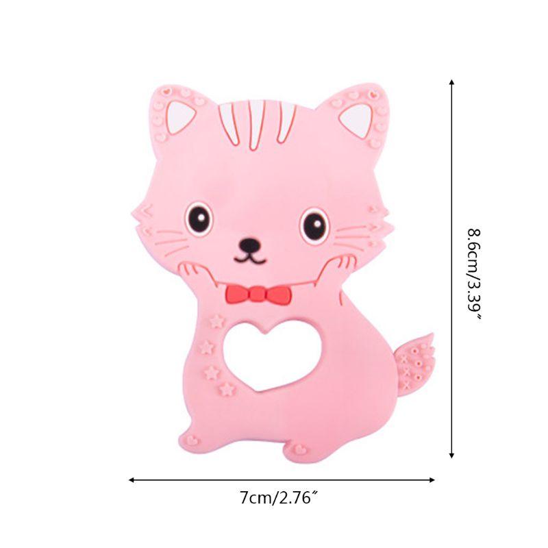 Dây Silicon Cấp Thực Phẩm Hình Hoạt Hình Gắn Xe Đẩy Em Bé Sơ Sinh Mọc Răng DIY