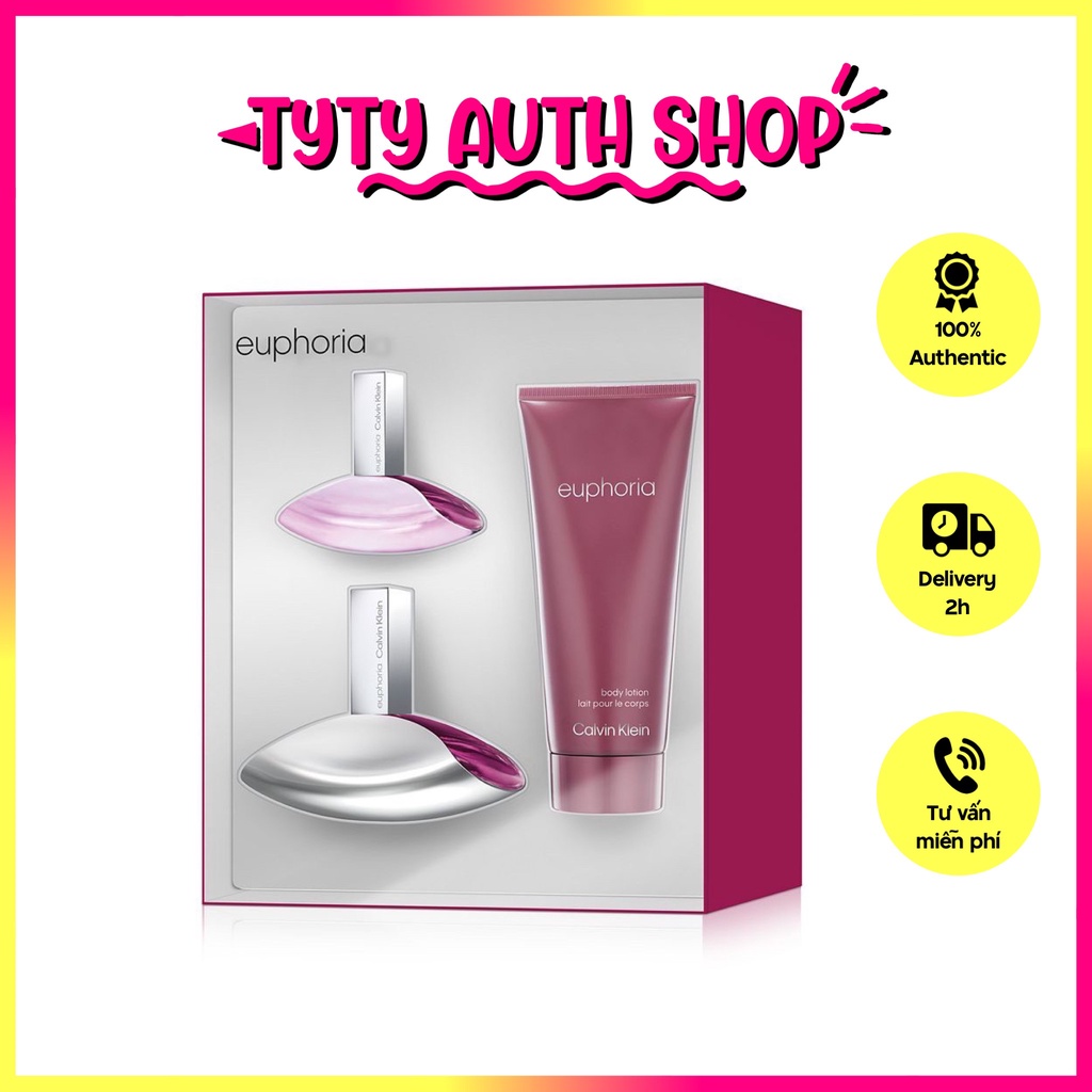 Set Nước Hoa Thuyền Tím Calvin Klein Euphoria