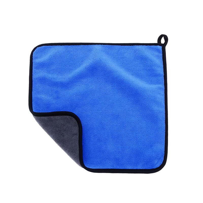1 Chiếc Dày Khăn Rửa Xe Cực Mềm Microfiber San Hô Nhung Vải Hai Mặt Khăn Vệ Sinh Ô Tô Để Bảo Trì Ô Tô