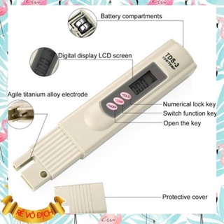 Bút đo dinh dưỡng thủy canh TDS 3 Loại 1 có bao da