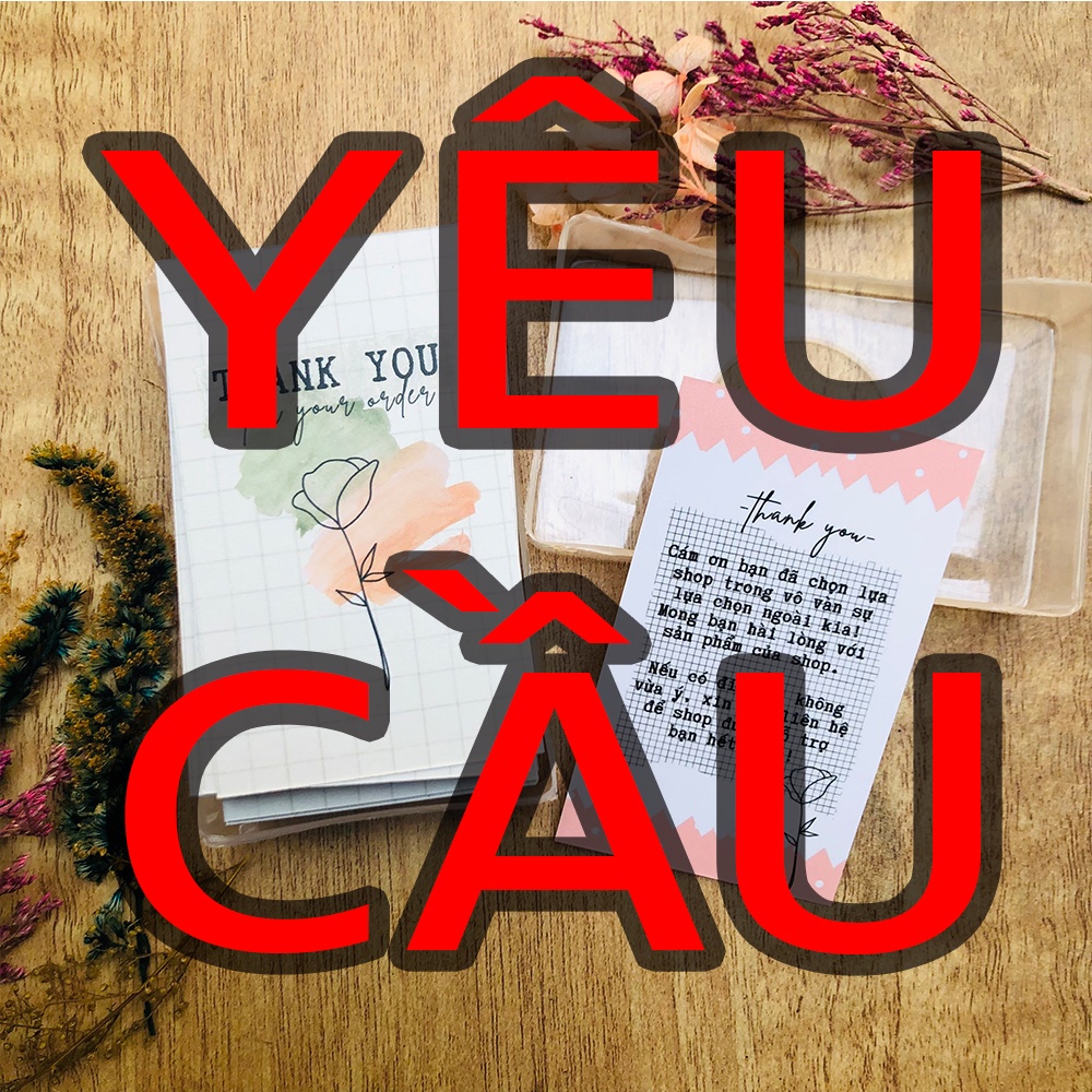 phí in yêu cầu dành cho In card cám ơn theo yêu cầu