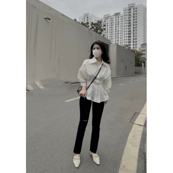 SƠ MI NỮ CHÍT EO XINH LUNG LINH SANG XỊN MỊN PCA